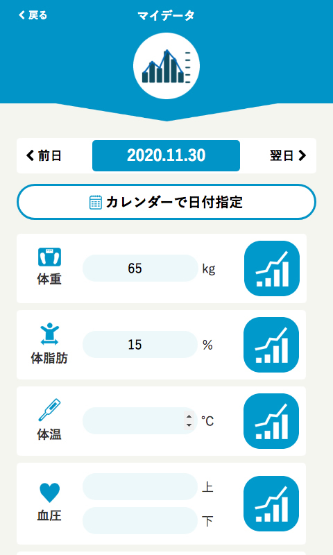 マイデータ入力